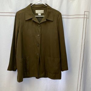 Doncaster 100 percent silk jacket size 8